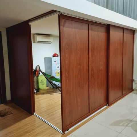  Vách Ngăn Cửa Lùa Kín - MS04 