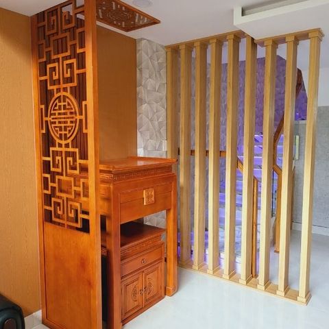  Vách Ngăn Phòng Thờ Gỗ MDF- PT146 