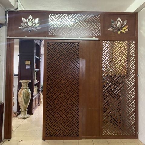  Vách ngăn cnc phòng ngủ 12 