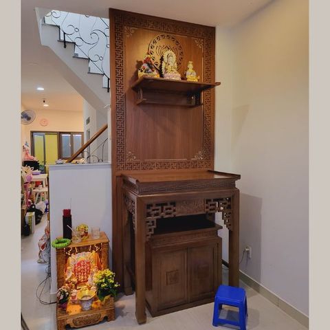  TRANG THỜ TREO TƯỜNG GỖ SỒI 28 