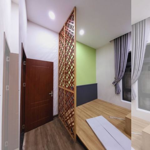  Vách ngăn cnc phòng ngủ 5 