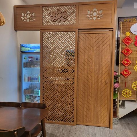  Vách ngăn cnc phòng ngủ 10 