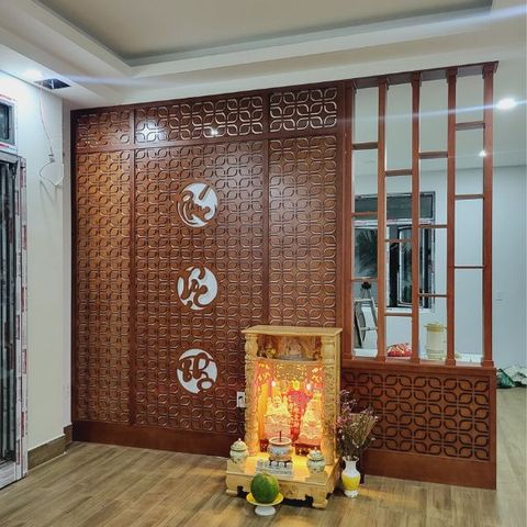  Vách ngăn cnc phòng ngủ 3 