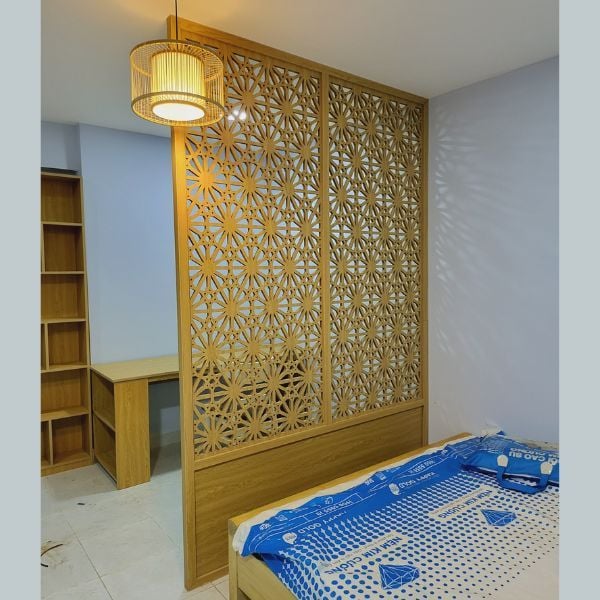 Vách ngăn cnc phòng ngủ 21