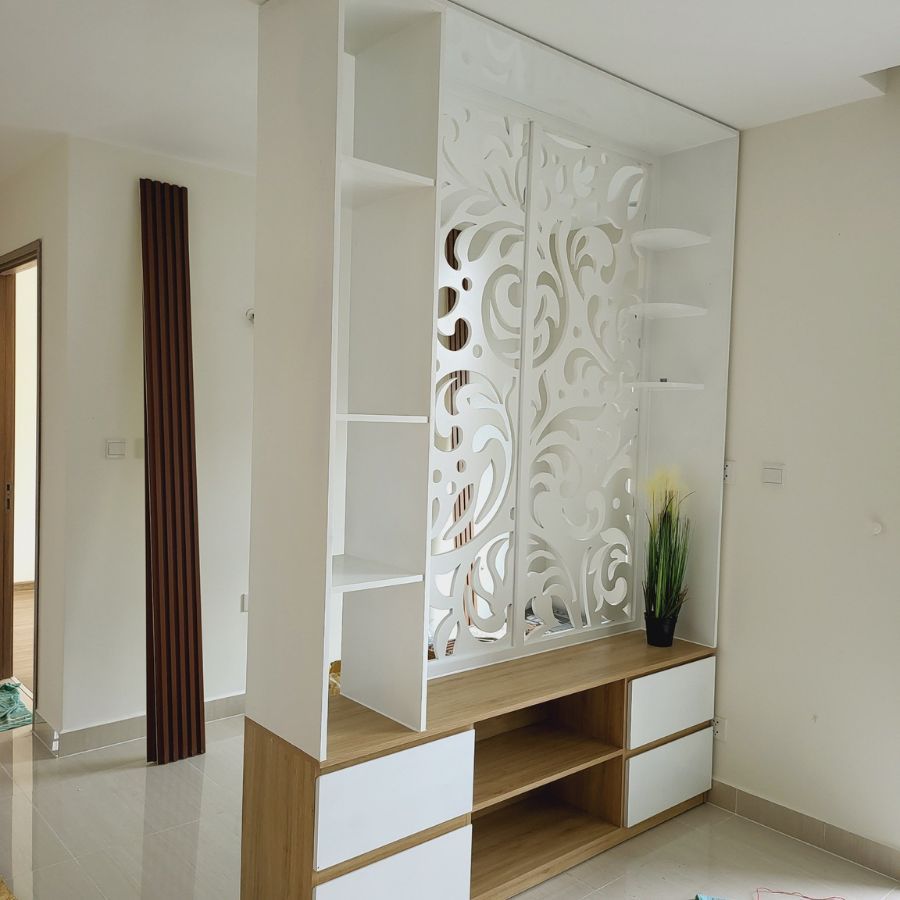 Vách ngăn phòng khách và bếp 04