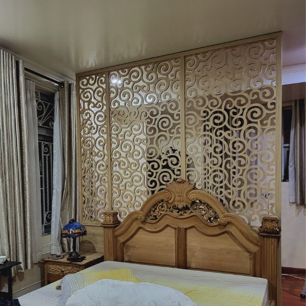 Vách ngăn cnc phòng ngủ 20