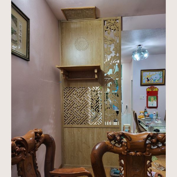 TRANG THỜ TREO TƯỜNG GỖ SỒI 31