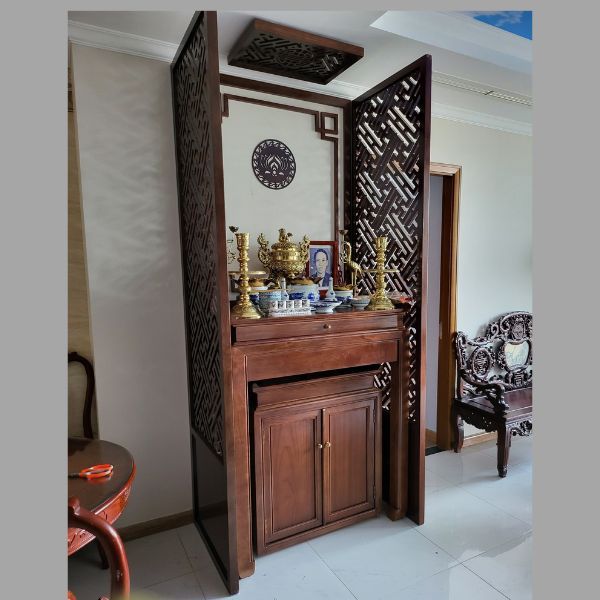 Vách ngăn phòng thờ 11