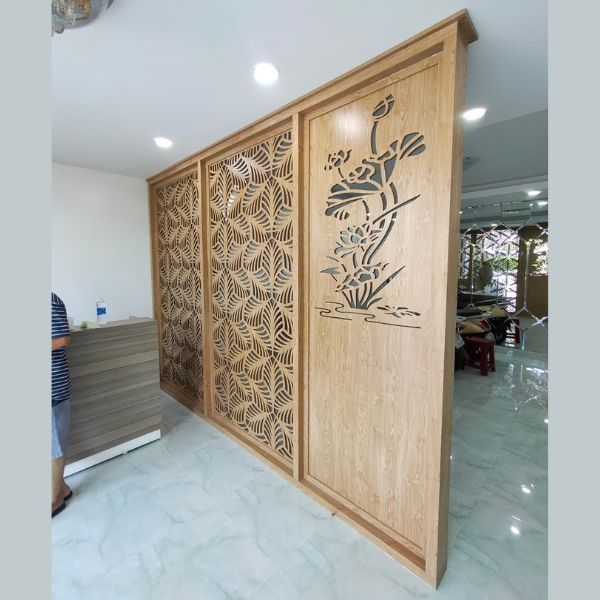 Vách ngăn phòng khách và bếp 09
