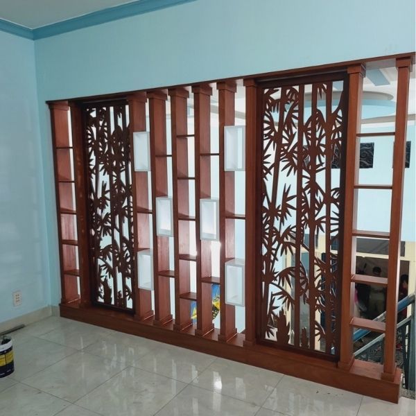 Vách ngăn cnc phòng ngủ 42