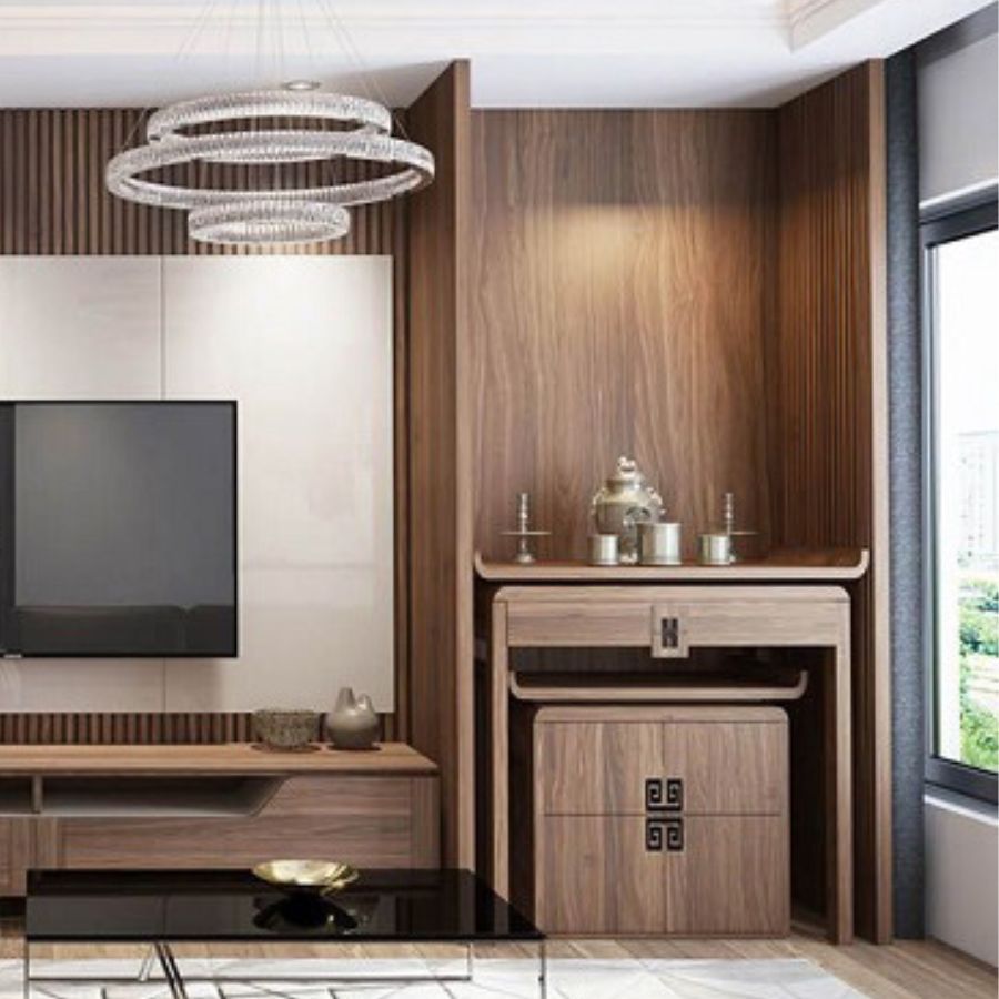 Vách ngăn phòng thờ 126