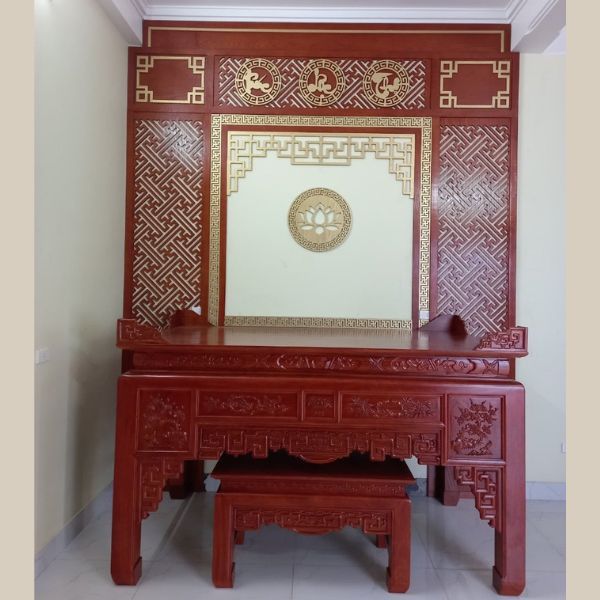 Vách ốp phòng thờ 09