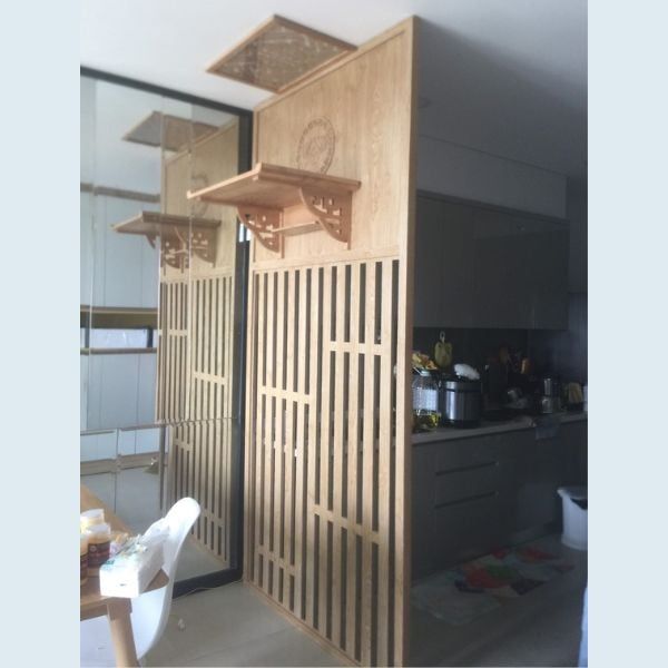 TRANG THỜ TREO TƯỜNG GỖ SỒI 25