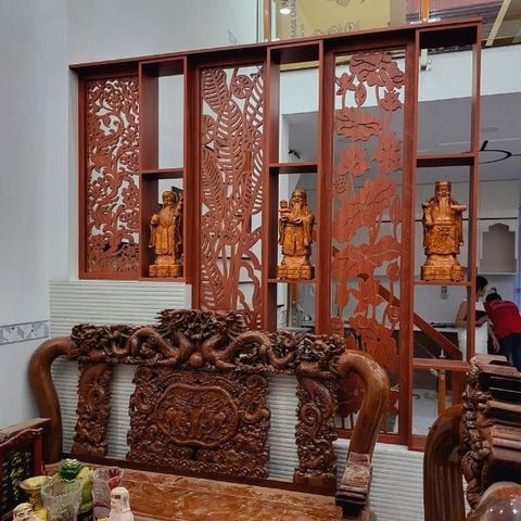  Vách cnc cầu thang 