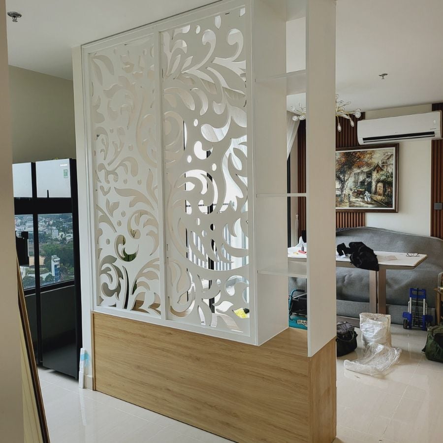 Vách ngăn phòng khách và bếp 04