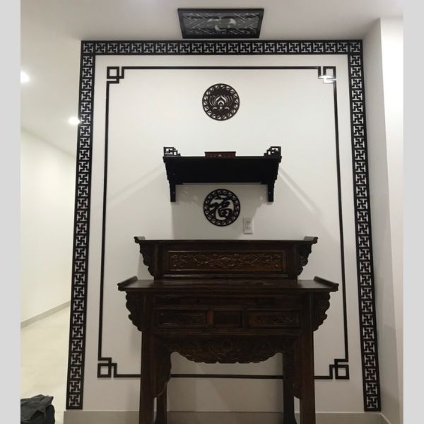 Vách ngăn phòng thờ 45