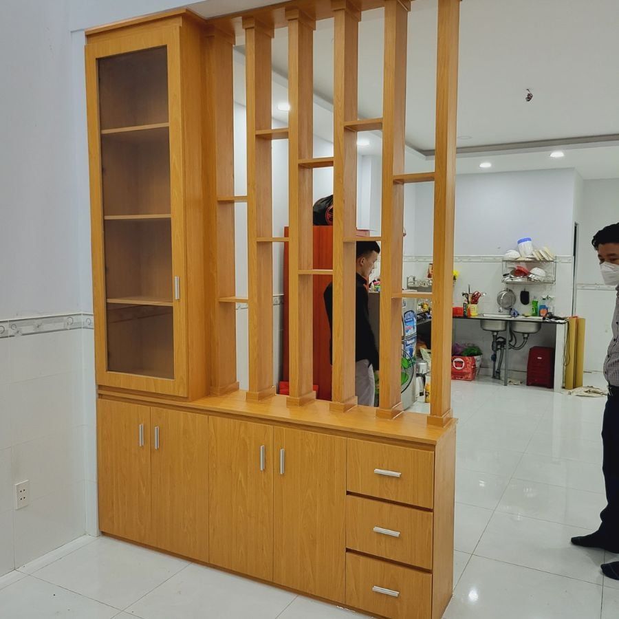 Vách ngăn phòng khách và bếp 06