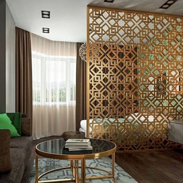 Vách ngăn cnc phòng ngủ 27