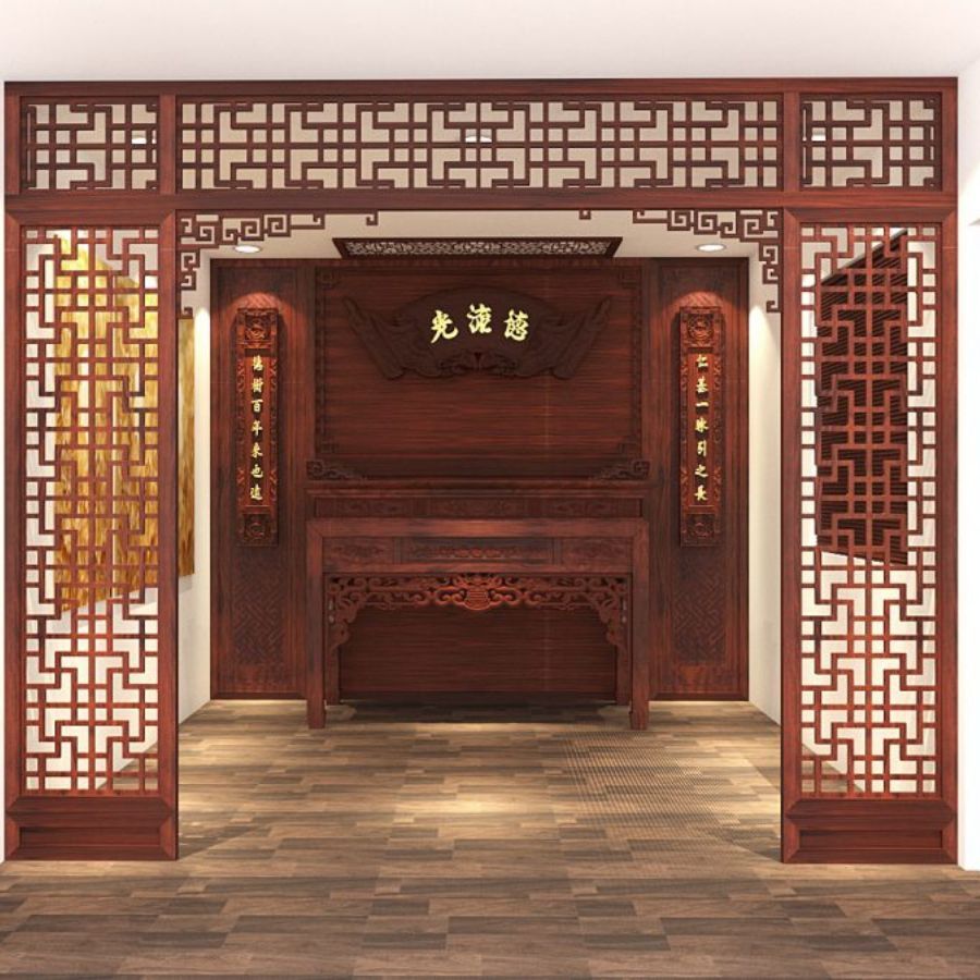 Vách ngăn phòng thờ 109