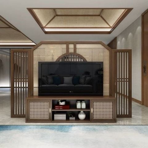  Tủ kệ gỗ phòng khách 91 