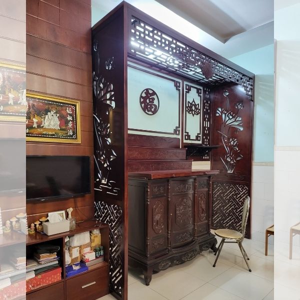 Vách ngăn phòng thờ 151