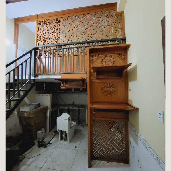 TRANG THỜ TREO TƯỜNG GỖ SỒI 26