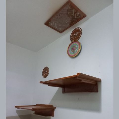  TRANG THỜ TREO TƯỜNG GỖ SỒI 09 