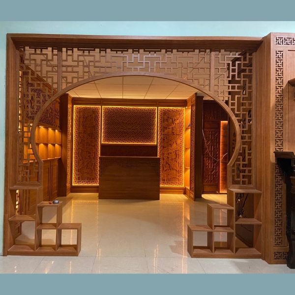 Vách ngăn phòng thờ 01