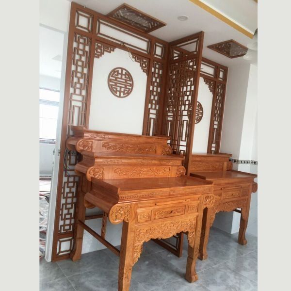 Vách ngăn phòng thờ 60