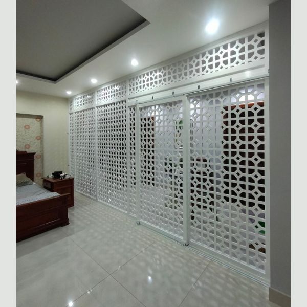 Vách ngăn cnc phòng ngủ 19