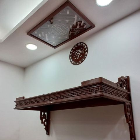  TRANG THỜ TREO TƯỜNG GỖ SỒI 10 