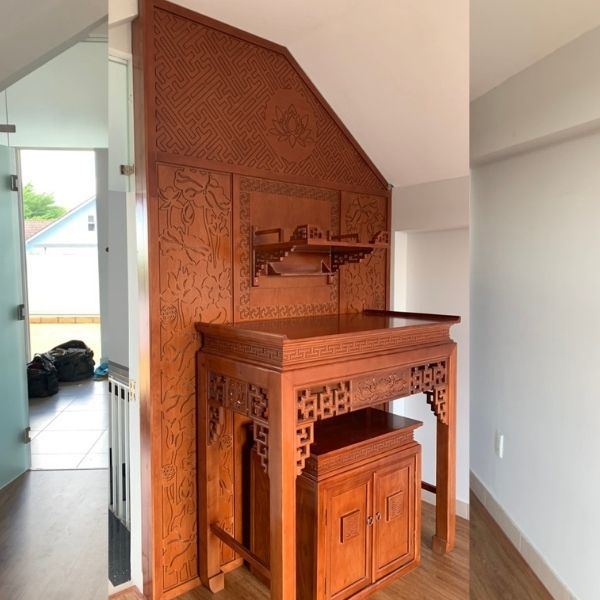 Vách ngăn phòng thờ 179