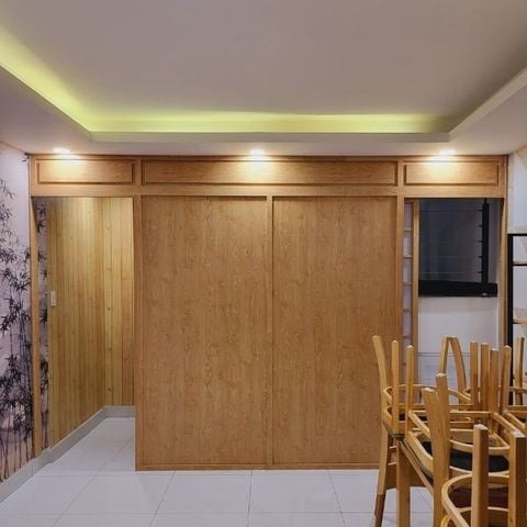 Vách ngăn phòng cửa lùa