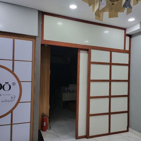 Vách ngăn phòng ngủ cửa lùa