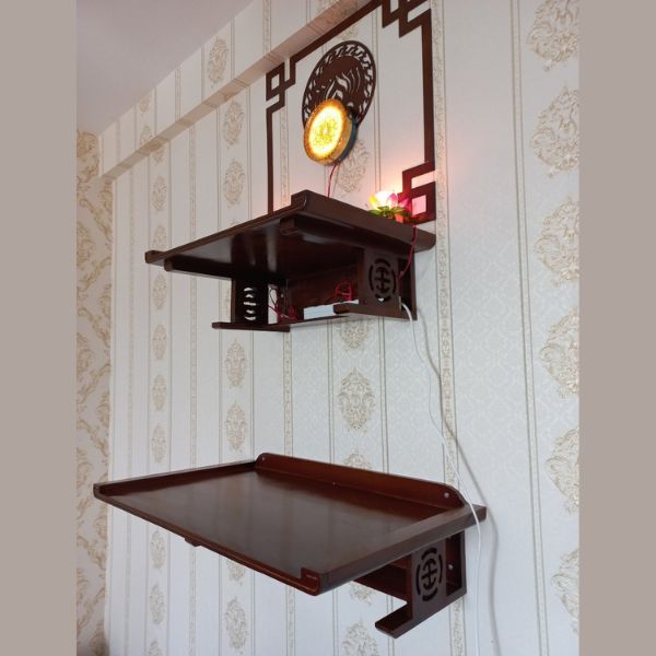 TRANG THỜ TREO TƯỜNG GỖ SỒI 05