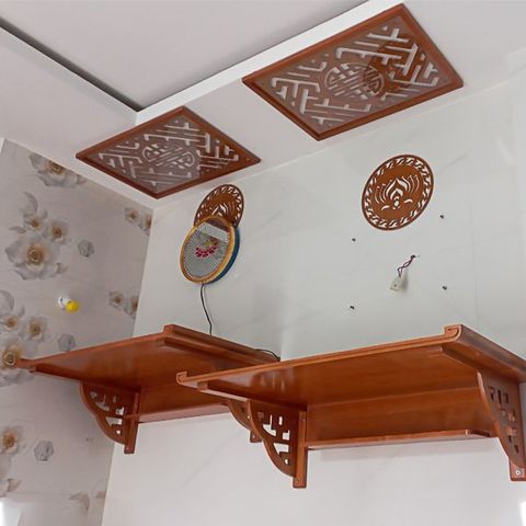  TRANG THỜ TREO TƯỜNG GỖ SỒI 38 