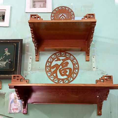  TRANG THỜ TREO TƯỜNG GỖ SỒI 39 