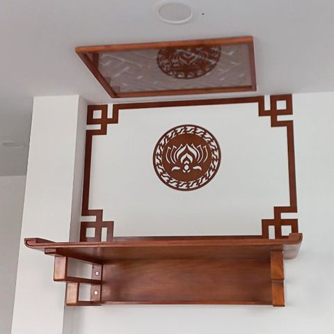  TRANG THỜ TREO TƯỜNG GỖ SỒI 46 