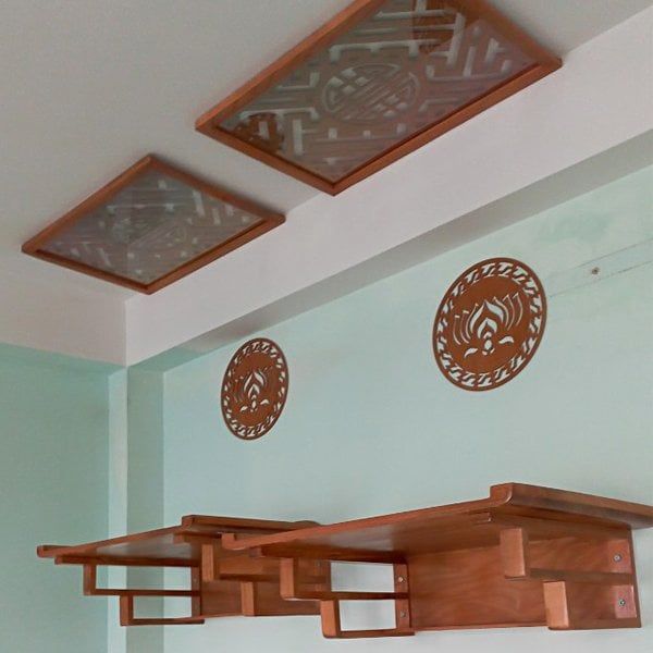 TRANG THỜ TREO TƯỜNG GỖ SỒI 49