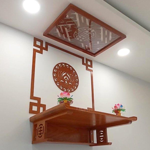 TRANG THỜ TREO TƯỜNG GỖ SỒI 57