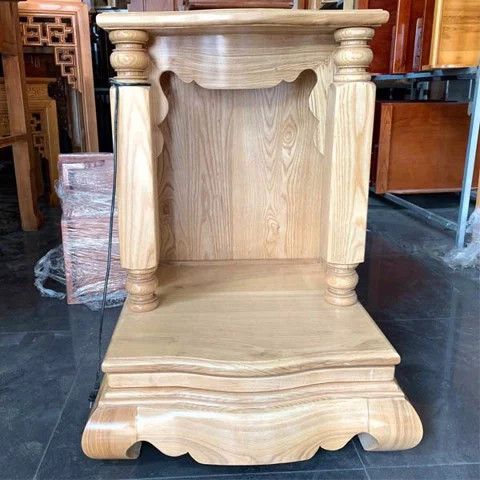  BÀN THỜ ÔNG ĐỊA GỖ SỒI 07 