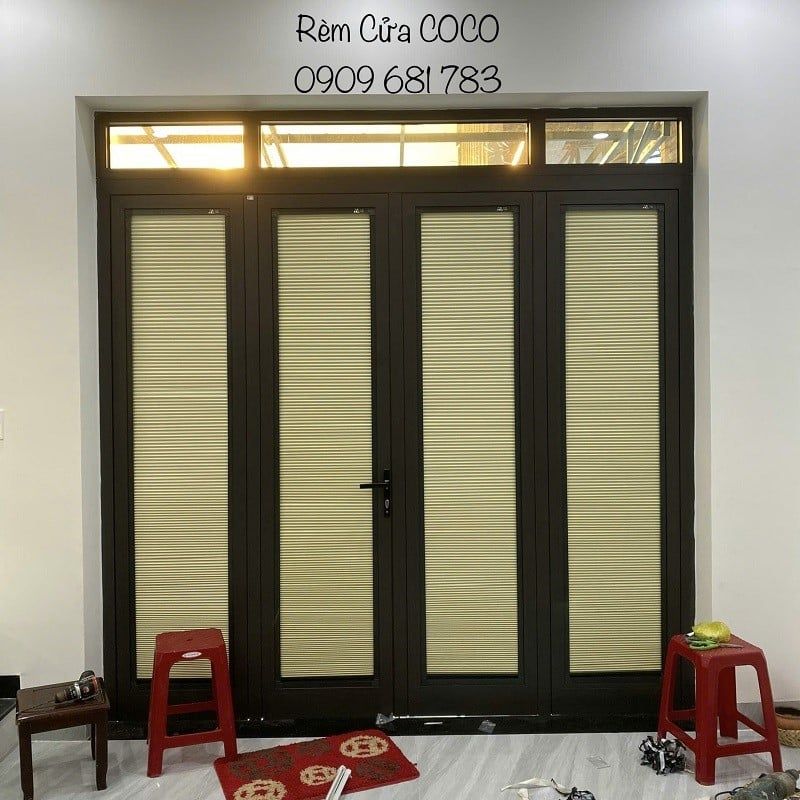 Rèm Tổ Ong Đà Nẵng - Gắn Trên Kính