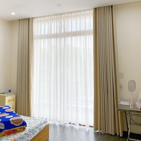  Rèm Vải Đà Nẵng - Màu Be 