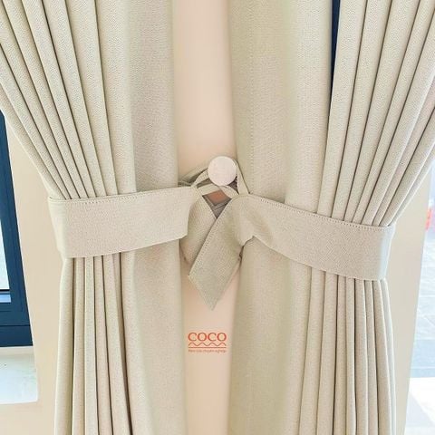  Rèm Vải Đà Nẵng - Màu Be Trắng 