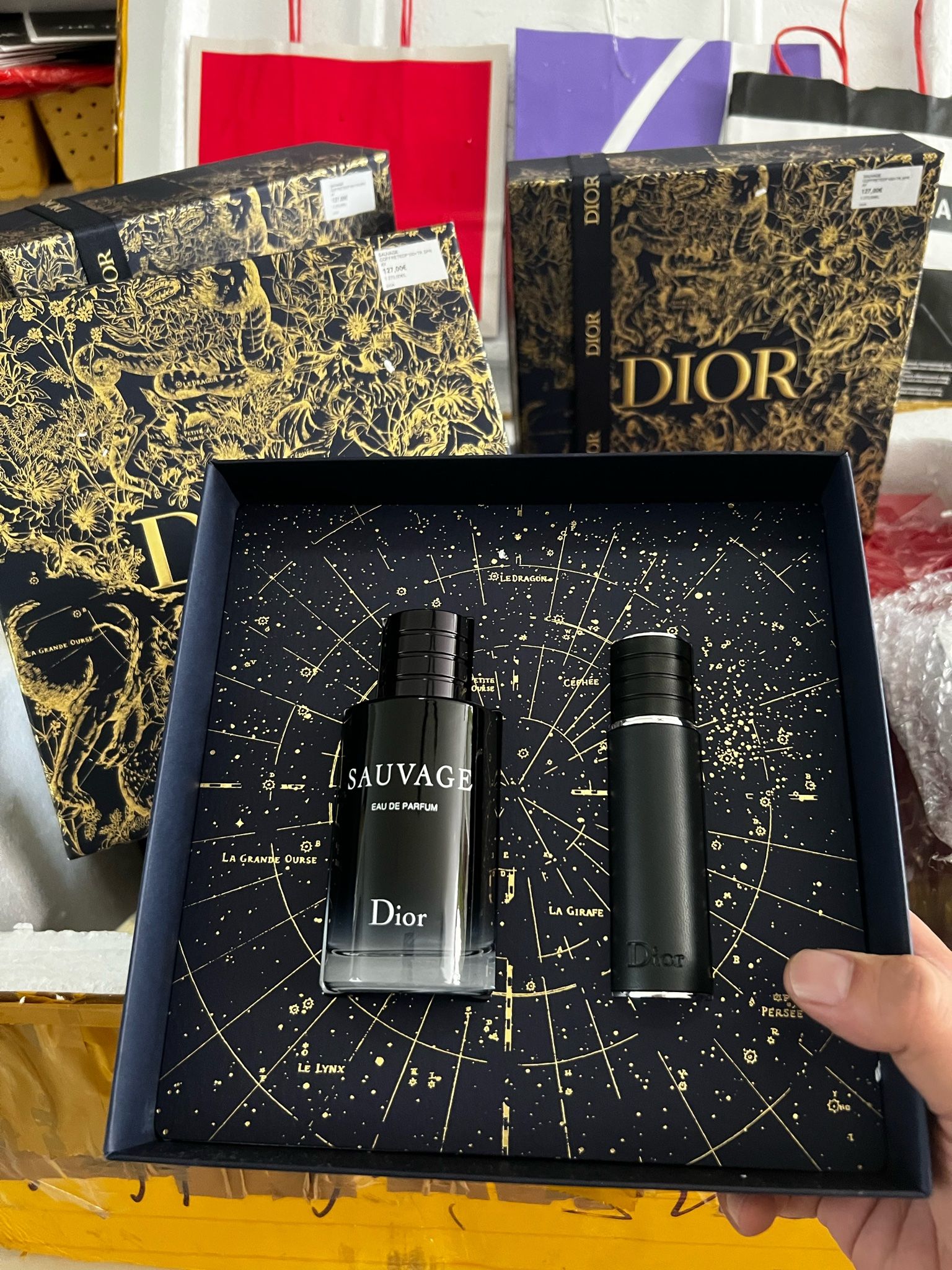 Gift Set Nước Hoa Dior Sauvage EDP  100ml 10ml Linh Perfume