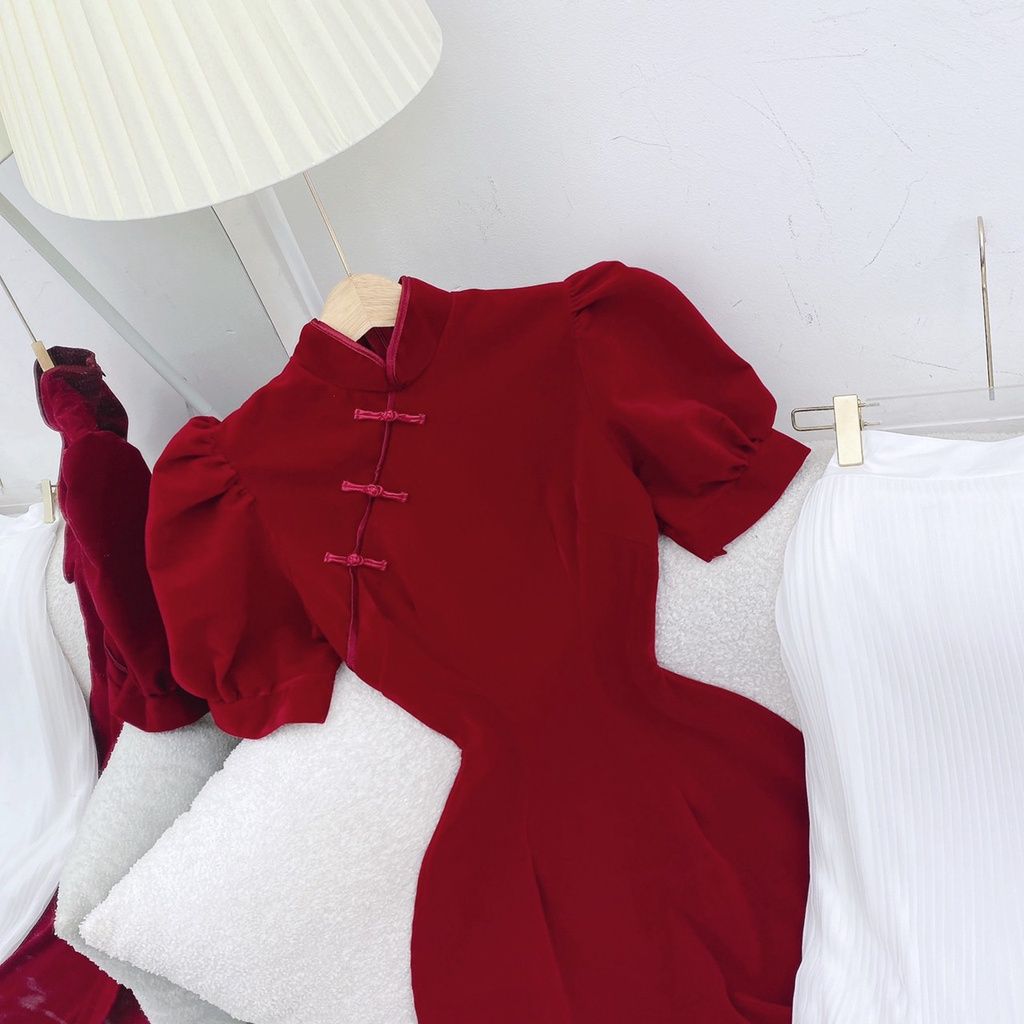 Váy trắng g chúa 2 dây hở vai bánh bèo  Đầm nữ dài tay bồng kiểu dáng xòe  chữ A tiểu thư xinh đẹp  Giá Sendo khuyến mãi 99000đ 