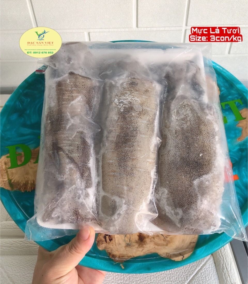  Mực Lá Tươi 1 (size 3-4c/kg) 