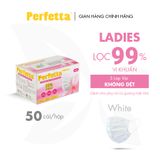  Khẩu trang 3 lớp Perfetta Moderate for Ladies (50 Cái/Hộp) 