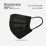  Khẩu trang y tế 3 lớp Perfetta Moderate Trắng/Xanh (50 Cái/ Hộp) 