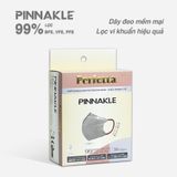  Khẩu Trang Cao Cấp Perfetta Pinnakle, 3 Lớp Kháng Khuẩn, Quai Đeo Thun Bông, Lớp Trong Mềm Mịn (30 cái/hộp) 
